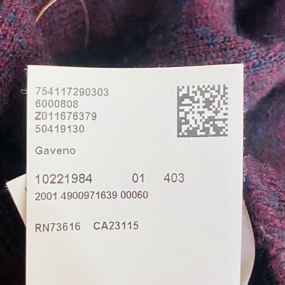 Boss Hugo Boss Mens Purple 100% Virgin Wool Crew Neck Sweater XXL Smart Casual - Picture 5 of 6